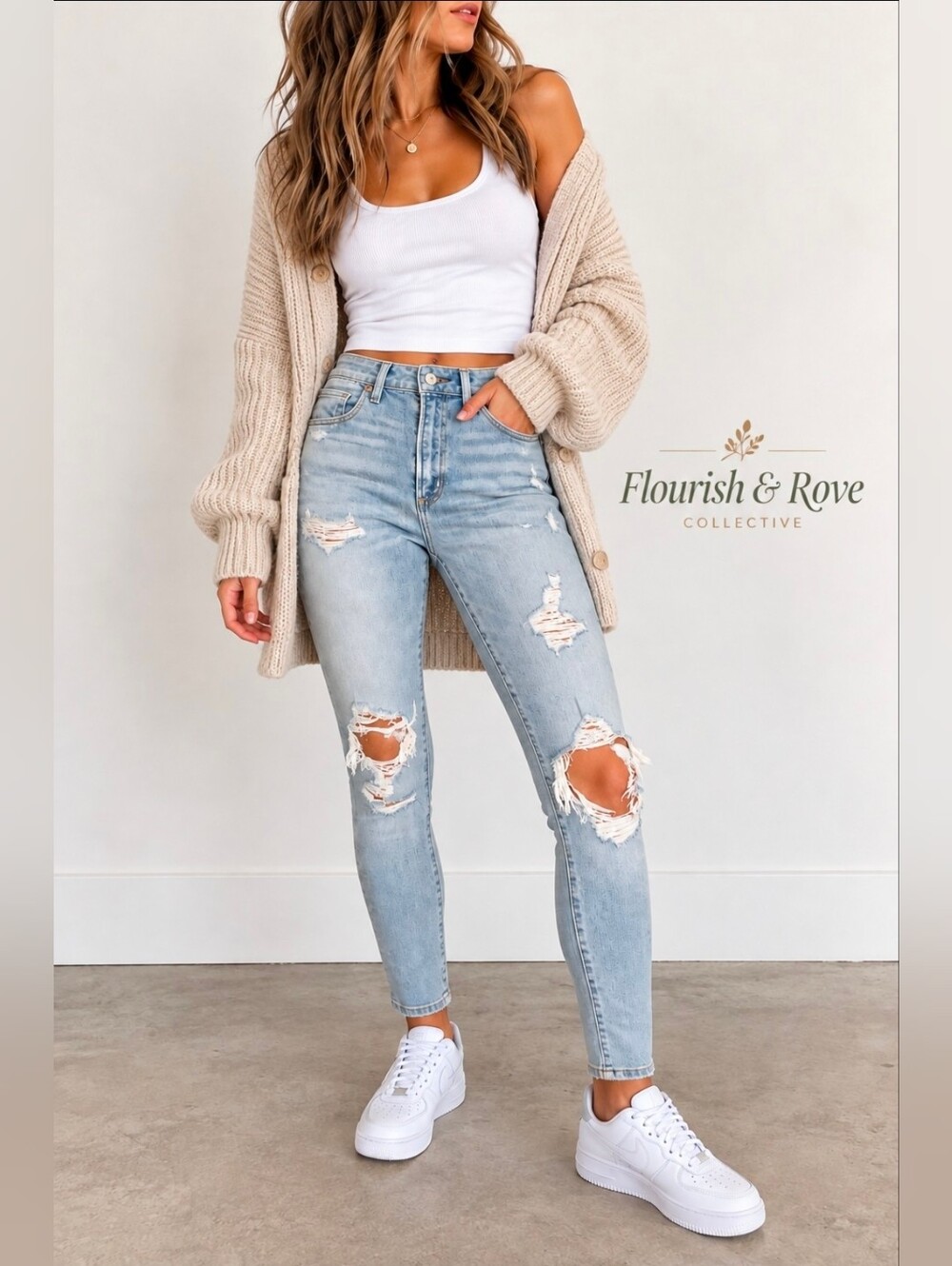 NEW Abercrombie & Fitch High Rise Super Skinny Distressed Ankle Jeans
